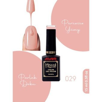 Adanil Misyul Profesyonel 029 Pembe Parlak Kalıcı Oje