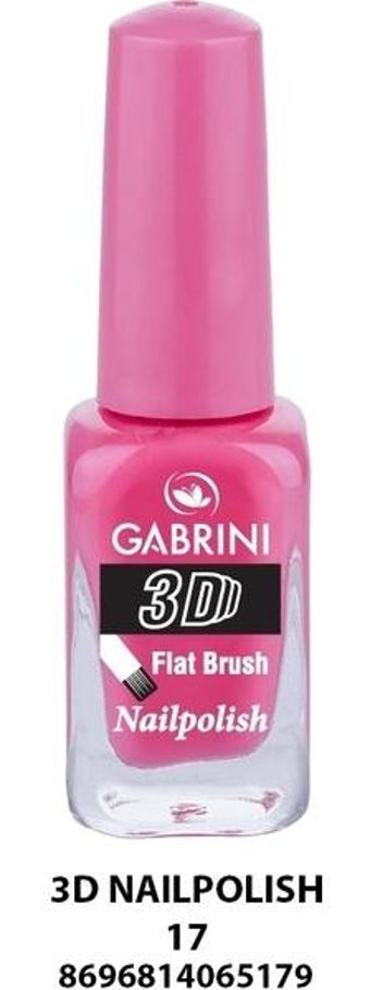 Gabrini 3D 17 Pembe Parlak Oje