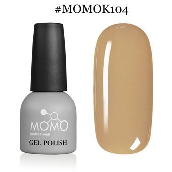 Momo K104 Bej Parlak Kalıcı Oje