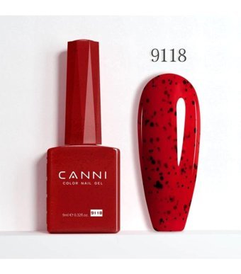 Canni Hema Free 9118 Bordo Parlak Kalıcı Simli Oje