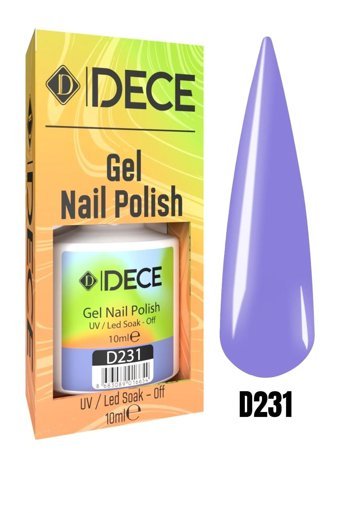 Dece D231 Mor Parlak Kalıcı Oje