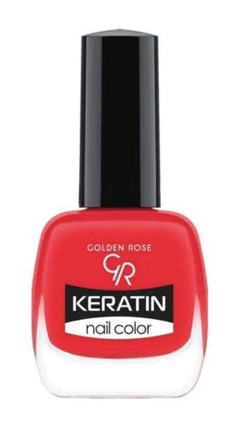Golden Rose Keratin Nail Color 35 Kırmızı Parlak Oje