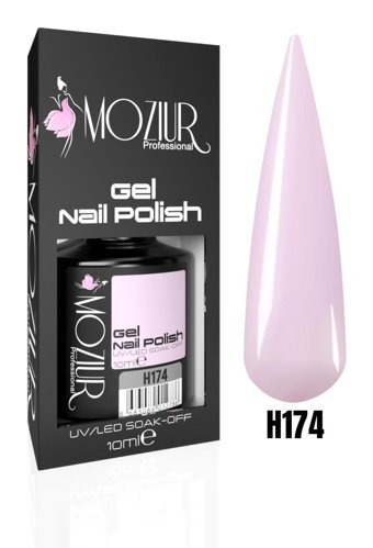 Moziur H174 Pembe Parlak Kalıcı Oje