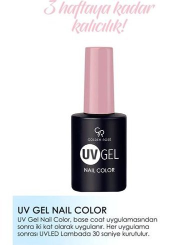 Golden Rose Uvgel 118 Pembe Parlak Oje
