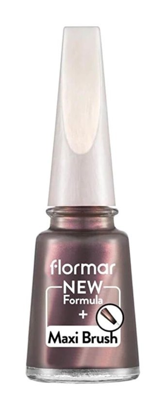 Flormar Maxi Brush 418 Mor Sedefli Simli Oje