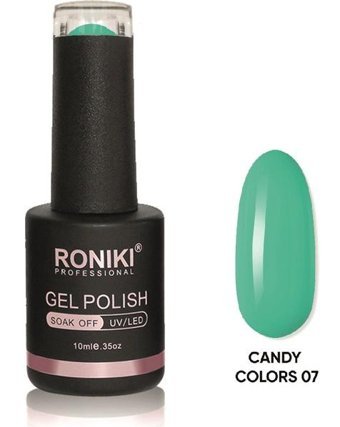 Roniki Candy Color 07 Yeşil Parlak Kalıcı Oje