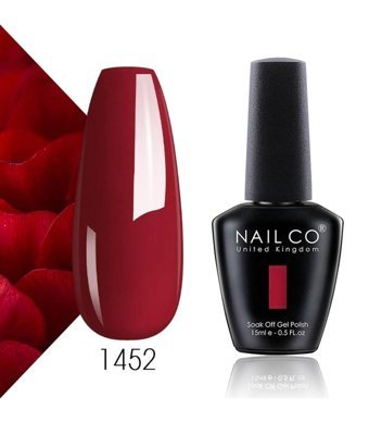 NailCo United Kingdom 1452 Bordo Parlak Kalıcı Oje
