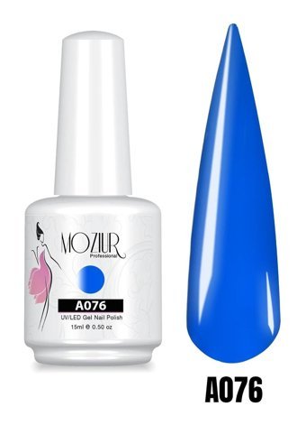 Moziur A076 Lacivert Parlak Kalıcı Oje