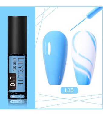 Born Pretty Liner Paint L10 Mavi Parlak Kalıcı Jel Oje