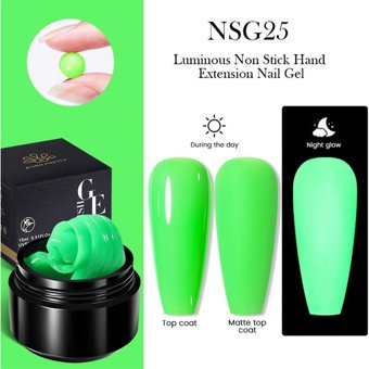 Born Pretty Non Stick Hand Extension NSG-25 Yeşil Parlak Kalıcı Jel Oje