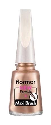 Flormar Maxi Brush PL387 Pembe Sedefli Simli Oje
