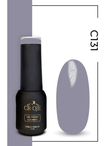 Cr-Oje Glory Serisi C131 Gri Parlak Kalıcı Oje