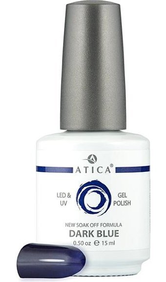 Atica 28 Mavi Parlak Kalıcı Simli Oje