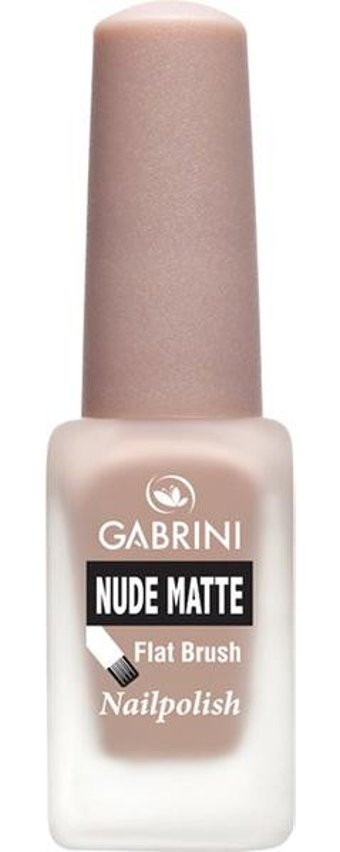 Gabrini Flat Brush 8 Nude Mat Oje