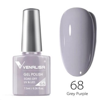 Venalisa Uv Led Grey Purple 68 Gri Parlak Kalıcı Oje