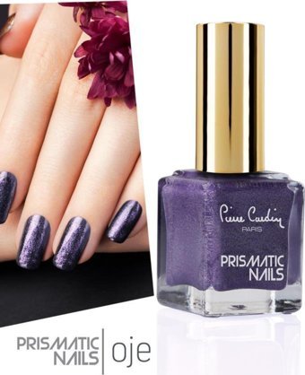 Pierre Cardin Prismatic Nails 110 Mor Işıltılı Simli Oje