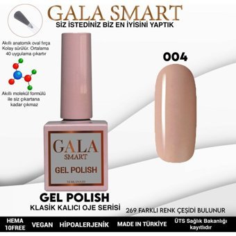 Gala Smart Klasik Seri 4 Pembe Parlak Kalıcı Oje