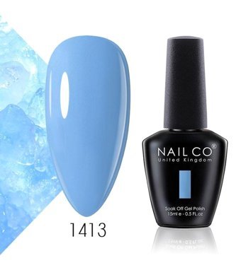 NailCo United Kingdom 1413 Mavi Parlak Kalıcı Oje