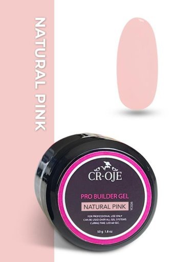 Cr-Oje Pro Builder Pembe Parlak Kalıcı Jel Oje