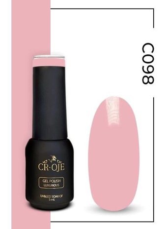 Cr-Oje Shuga Serisi C098 Pembe Parlak Kalıcı Oje