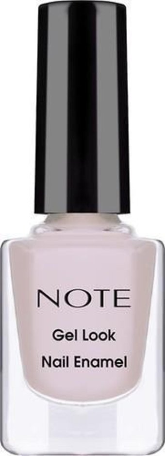 Note Gel Look 02 Beyaz Parlak Jel Oje