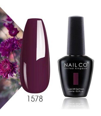 NailCo United Kingdom 1578 Mor Parlak Kalıcı Oje