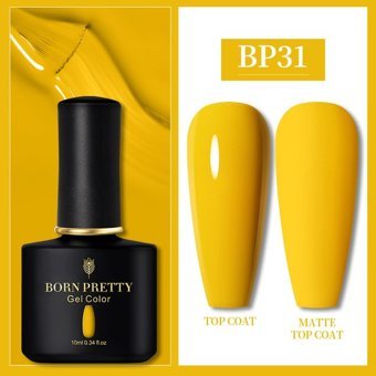 Born Pretty Pro BG31 Sarı Parlak Kalıcı Oje