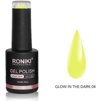 Roniki Glow In The Dark 04 Sarı Neon Kalıcı Oje