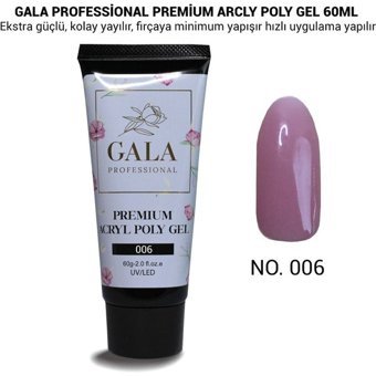 Gala Smart Premium 6 Mor Parlak Kalıcı Oje