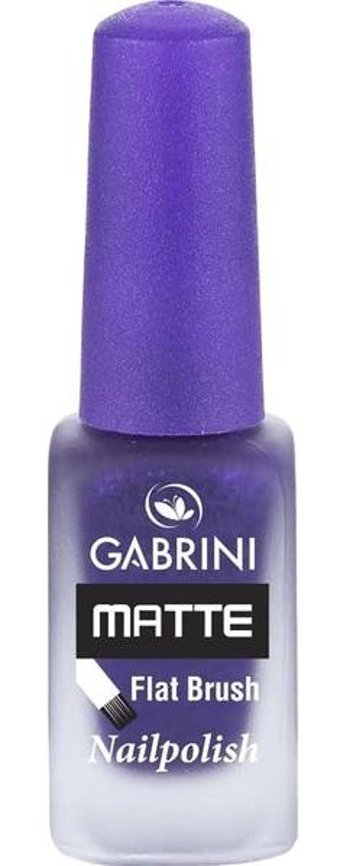 Gabrini Flat Brush 13 Mor Mat Oje