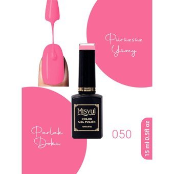 Misyul Nail Art 050 Pembe Parlak Kalıcı Oje
