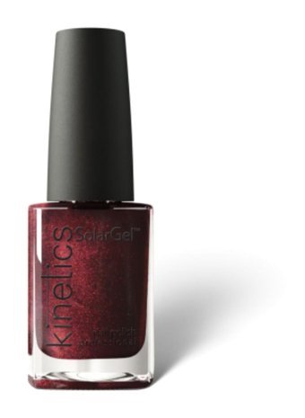 Kinetics Builder Base Coat 516 Bordo Işıltılı Simli Oje