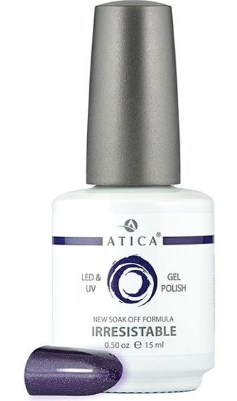 Atica 25 Mor Işıltılı Kalıcı Simli Oje