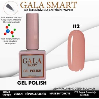 Gala Smart Klasik Seri 112 Pembe Parlak Kalıcı Oje