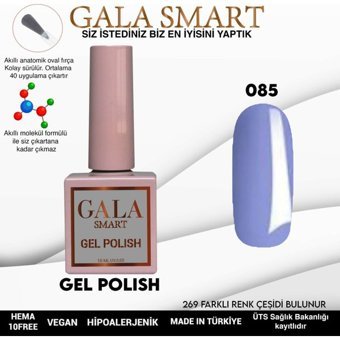 Gala Smart Klasik Seri 85 Mavi Parlak Kalıcı Oje