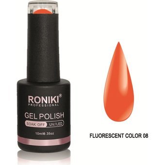 Roniki Fluorescent 08 Pembe Parlak Kalıcı Oje