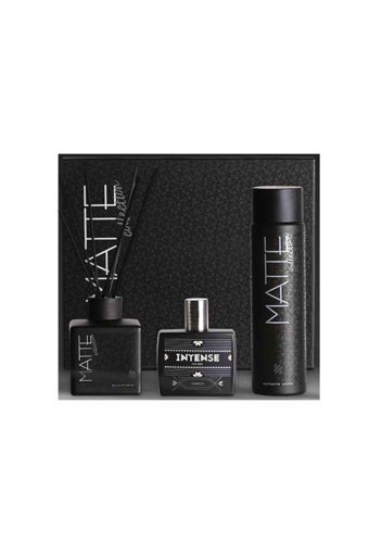 Bargello Matte Intense 4 Parça Erkek Parfüm Seti EDP