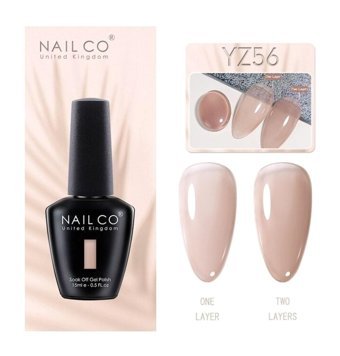NailCo United Kingdom YZ56 Lila Parlak Kalıcı Oje