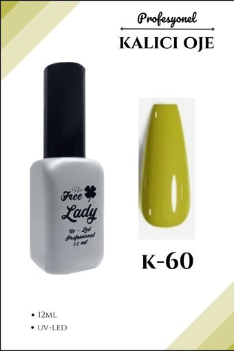 Freelady K-60 Yeşil Parlak Kalıcı Oje