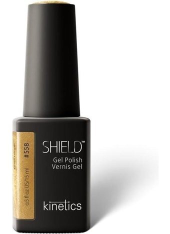 Kinetics Shield Gold Finger 558 Altın Sarısı Parlak Kalıcı Jel Oje