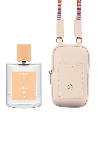 Aqua Di Polo 1987 Bolsena Sense İkili Kadın Parfüm Seti EDP + Krem Renk Çanta