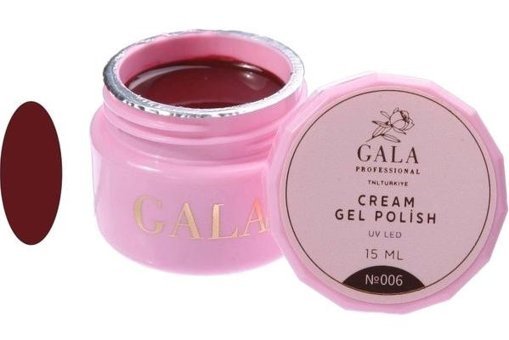 Gala Smart Professional Cream 006 Bordo Parlak Kalıcı Jel Oje