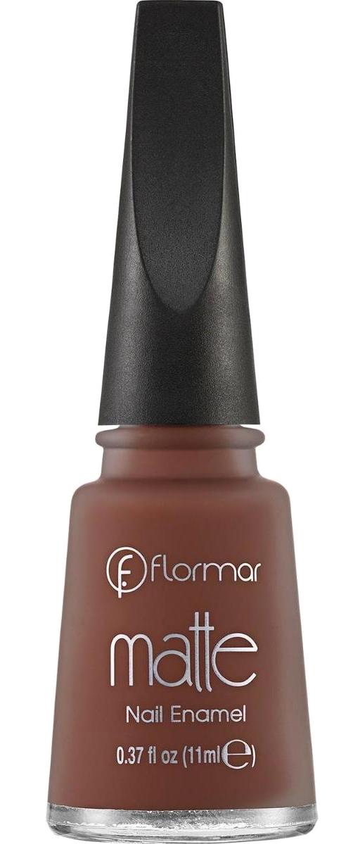Flormar Matte Nail Enamel 46 Kahverengi Mat Oje