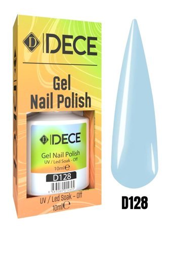 Dece D128 Mavi Parlak Kalıcı Oje