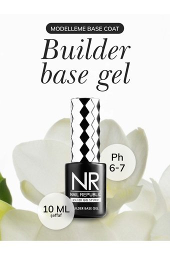 Nail Republic Builder Şeffaf Parlak Kalıcı Oje