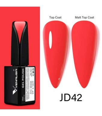 Venalisa Uv Led Gel Polish JD42 Pembe Parlak Kalıcı Oje