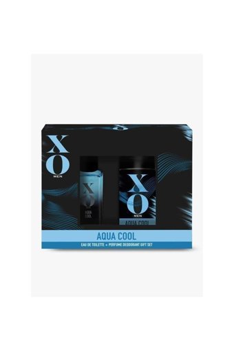 Xo Aqua Cool İkili Erkek Parfüm Deodorant Seti EDT 100 ml + Deodorant 125 ml