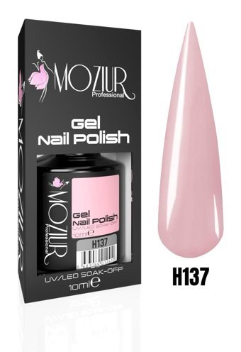 Moziur H137 Pembe Parlak Kalıcı Oje