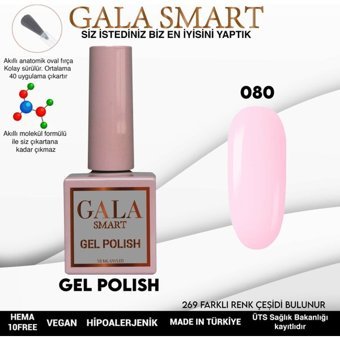 Gala Smart Klasik Seri 80 Pembe Parlak Kalıcı Oje