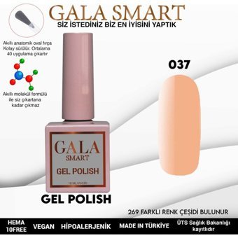 Gala Smart Klasik Seri 37 Pembe Parlak Kalıcı Oje